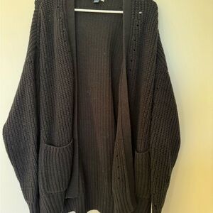 American Eagle Outfitters Black Knit Cardigan